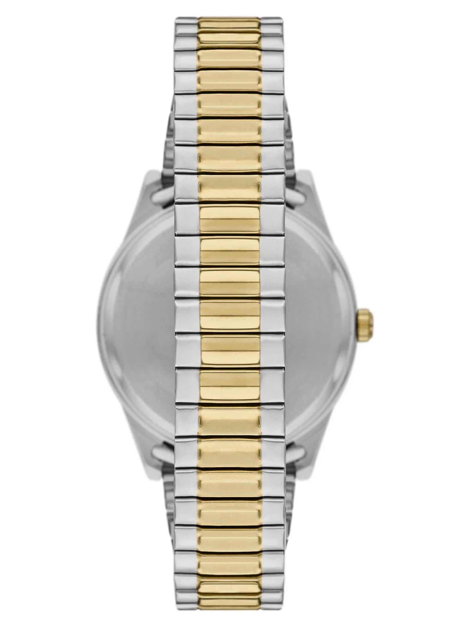 Men'S Watch: 2-Tone Silver/Gold Case, Blue Easy Read Dial, 2-Tone Silver/Gold Expansion Band (FMDOGE043)