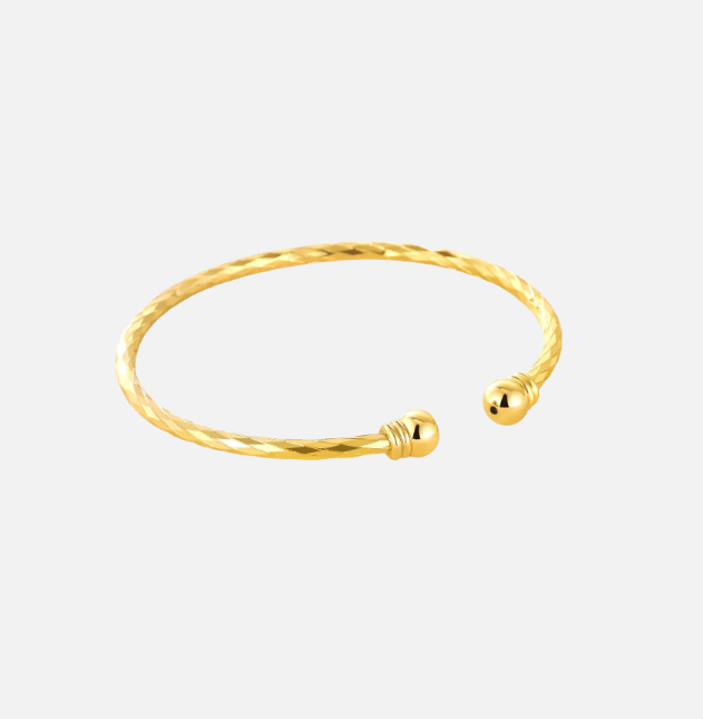 Twisted Gold Bracelet - Women