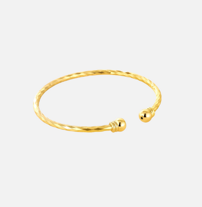 Twisted Gold Bracelet - Women