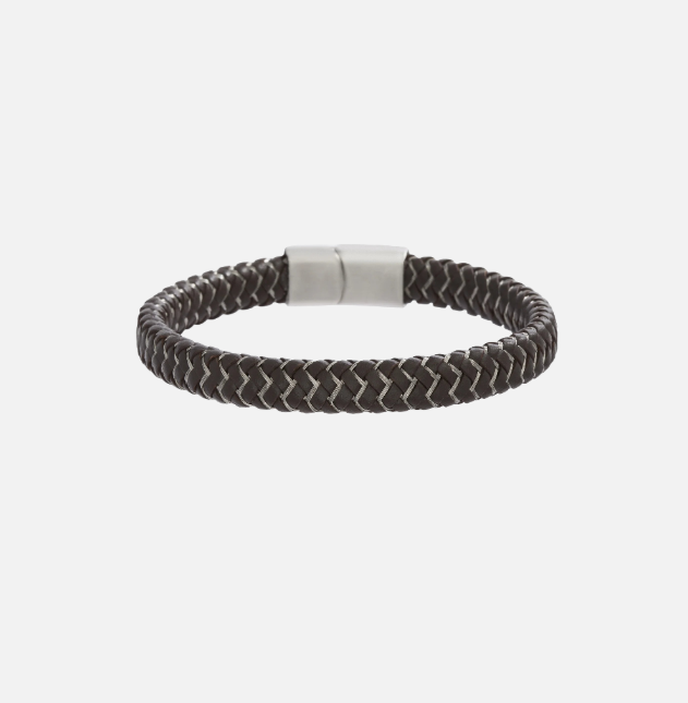 Brown Leather Bracelet - Men