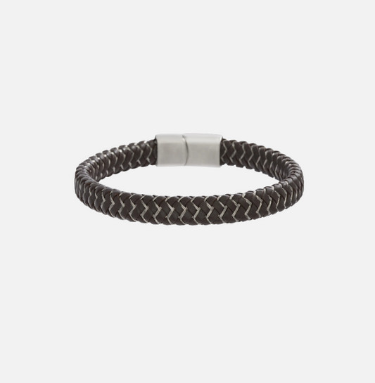 Brown Leather Bracelet - Men
