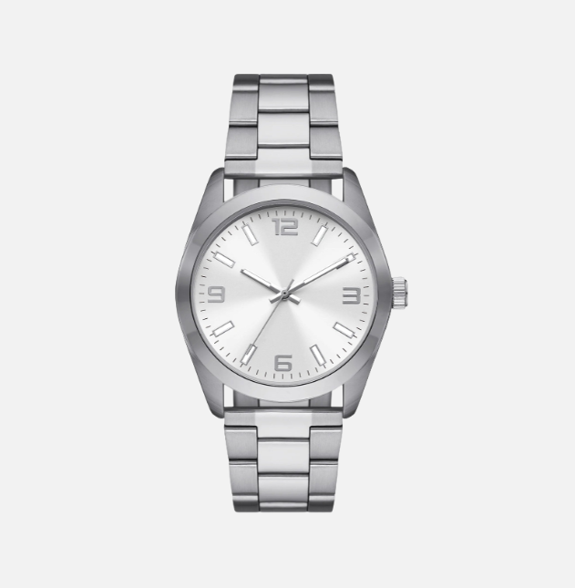 Silver Tone Watch - Men