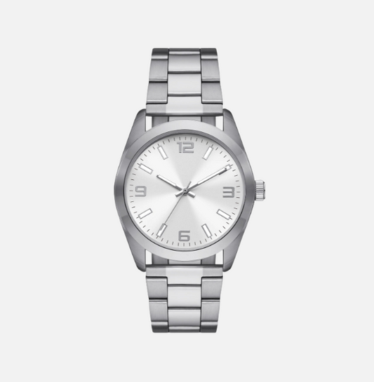 Silver Tone Watch - Men