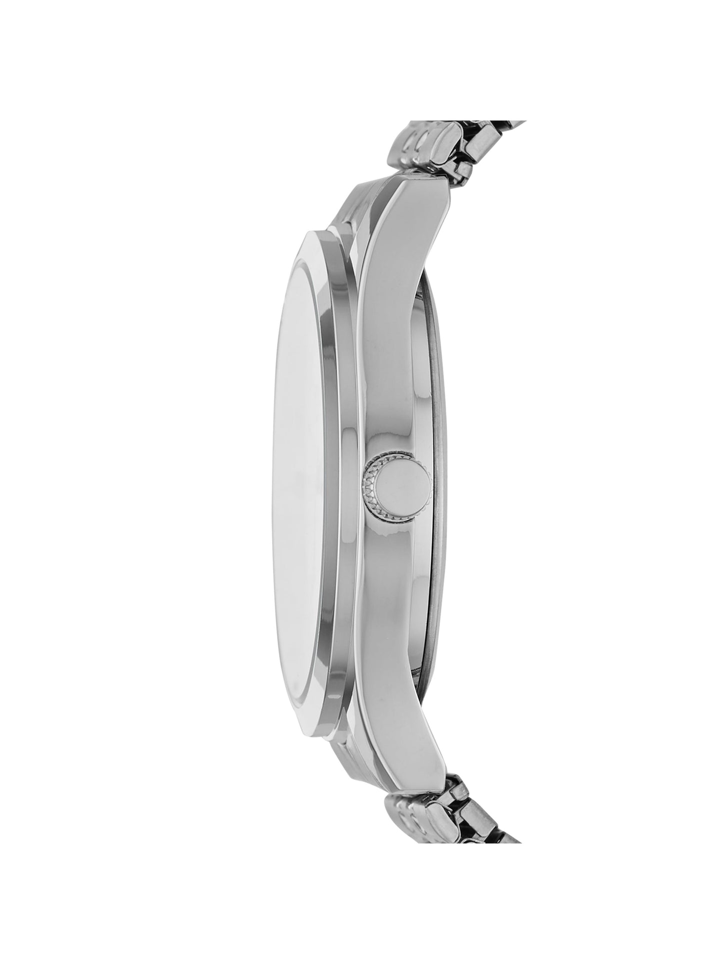 Men'S Watch: Silvertone Case, Silver Easy Read Dial, Silvertone Expansion Band (FMDOGE024)